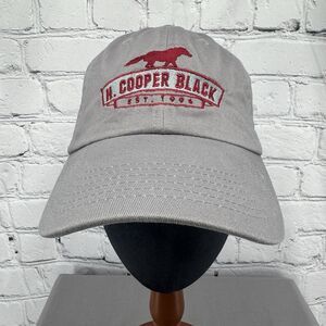 H. Cooper Black State Park South Carolina Hat Gray Adjustable Strapback Cap